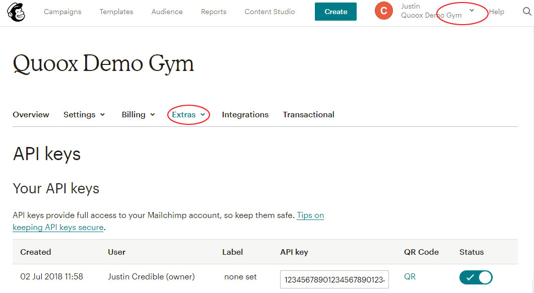 Easy marketing campaigns with MailChimp - Quoox Knowledge Base