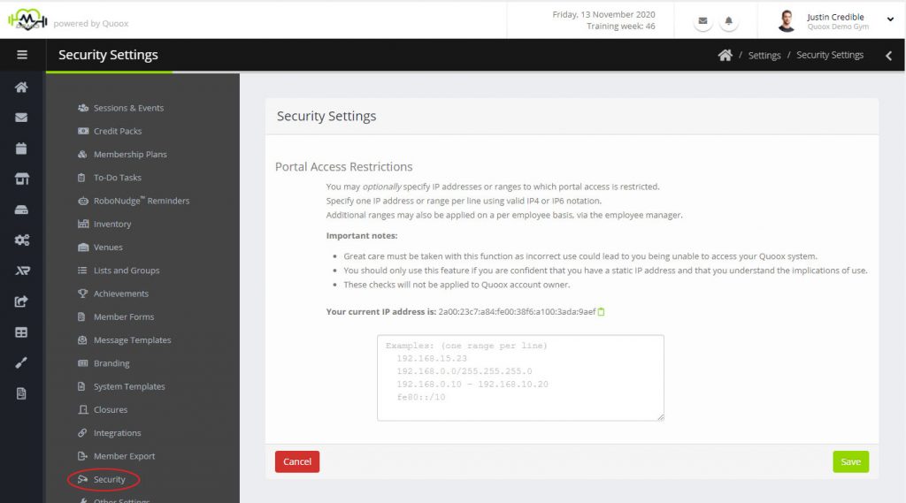 General IP Settings