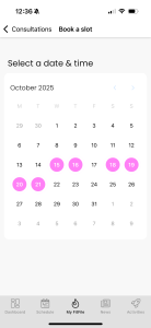 Select a date